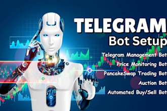 develop a professional telegram bot trading bot telegram crypto bot pancake swap