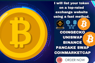 list your token,coin,ico presale listing on coingecko coinmarketcap, ieo