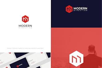 design professional construction and real estate logo