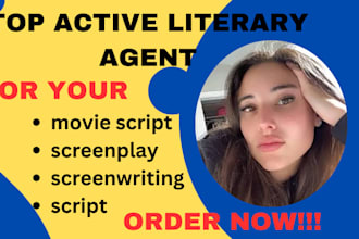 find top active literary agent write query letter, synopsis, book blurb critique