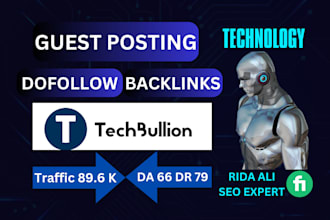 provide techbullion guest post with SEO backlink