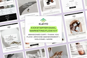 quick set up klaviyo flows with templates
