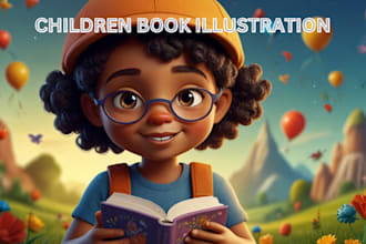 create captivating illustrations for a children  storybook