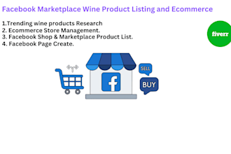 do facebook marketplace wine product listing and upload