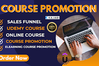 do udemy online course promotion kajabi sales funnel course promotion