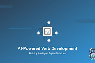 build a website with cutting edge ai powerd web solution