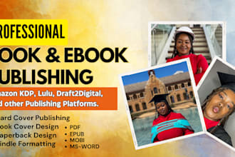 format, publish your book on amazon, lulu, ingramspark, draft2digital, noble