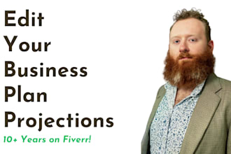 edit your business financial projections