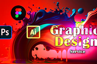 useing adobe photoshop, figma illustrator for  graphic design