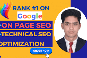 do onpage seo and technical optimization for your website
