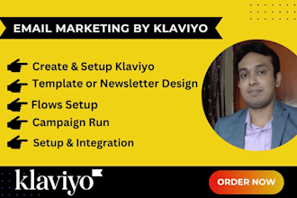 design klaviyo email template and klaviyo email flows