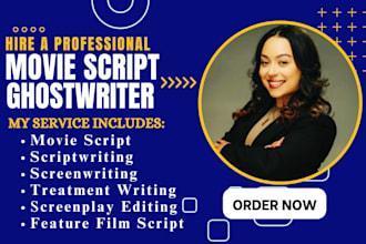 write your feature film script movie script screenplay, screenwriting, TV series