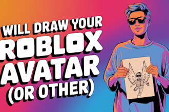 do roblox avatar art, minecraft skin artwork in anime style