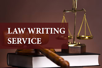 help with business law, legal research, memo, and law essays