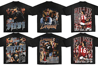 do any 90s vintage t shirt design