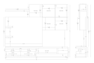design your kitchen, wardrobe, future walls and floor layout