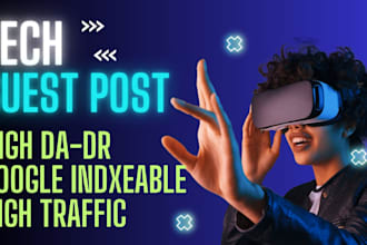premium tech guest posts high da backlinks SEO