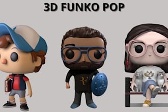 3d funko pop miniature pop art nendoroid marvel dc fnaf mini pop toy character