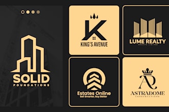 do luxury realtor, real estate, property, construction  logo