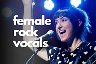 record female rock vocals