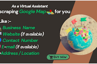 do google map scraping, lead generation,b2b data extraction