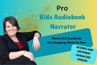 be your childrens book narrator and voice actor