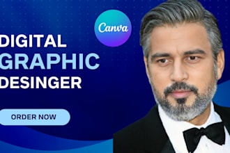 create and edit any design using canva