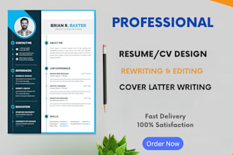write and upgrade your resume, cv, cover letter and linkedin
