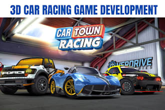multiplayer unity car racing video game unity 3d game mobile game development