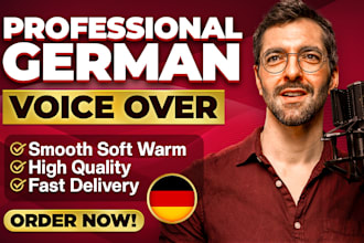 record any male voice over in a smooth and warm voice