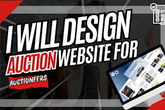 design auction website or multivendor website for auctioneers
