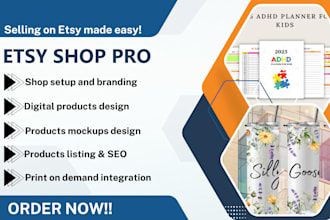 etsy digital product design, etsy shop, digital products, etsy shop setup, etsy