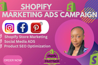 do ecommerce shopify marketing, shopify facebook meta ads, shopify store manager