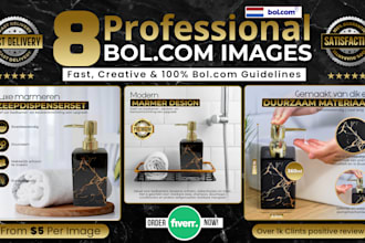 create bol com product listing photo, amazon infographics