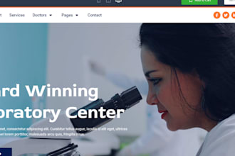 build healthcare website dna testing medicare website homecare doctor website