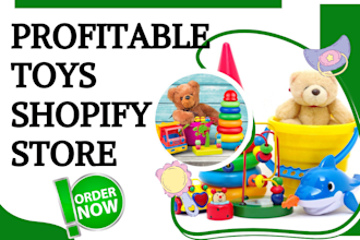 design productive toy shopify store baby store toy website kid dropshipping toy