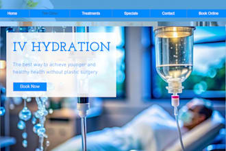 design iv hydration website design iv therapy website design iv mobile hydration