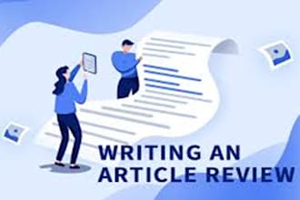 write research, summary, paper, article and synopsis work