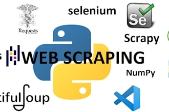 web scraping, data scraping using beautiful soup and selenium