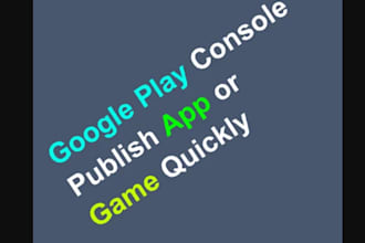 app publish game publish to old playstore console account
