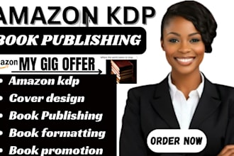 format, publish, promote on your book on amazon kdp