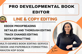 be developmental book editor on non fiction self help book proofread, formatting