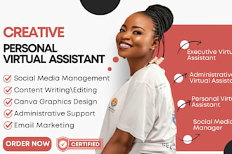 creative virtual assistant executive virtual personal assistant social media VA