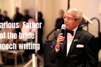 write you a funny father of the bride wedding speech