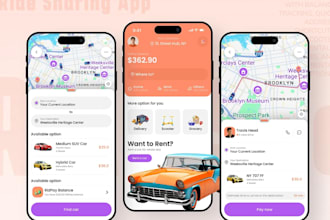 robust ai taxi booking app, ride sharing app, uber app