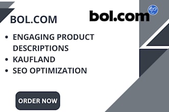 write user manual, design, product description in bol com, kaufland marketing