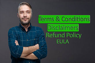 terms and conditions privacy policy refund eula cookie disclaimers of service