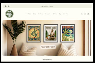 design wall art shopify store canvas art store wall art dropshipping store