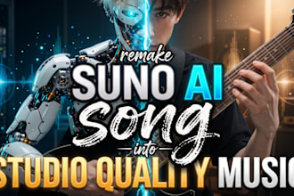 remake suno ai song into studio quality music