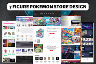 design 7 figure trading card website pokemon trading card store pokemon website